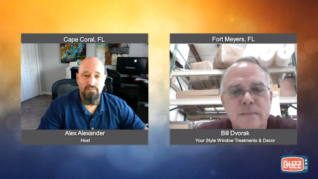 “Buzz On Veterans” with Bill Dvorak from Your Style Window Treatments & Decor