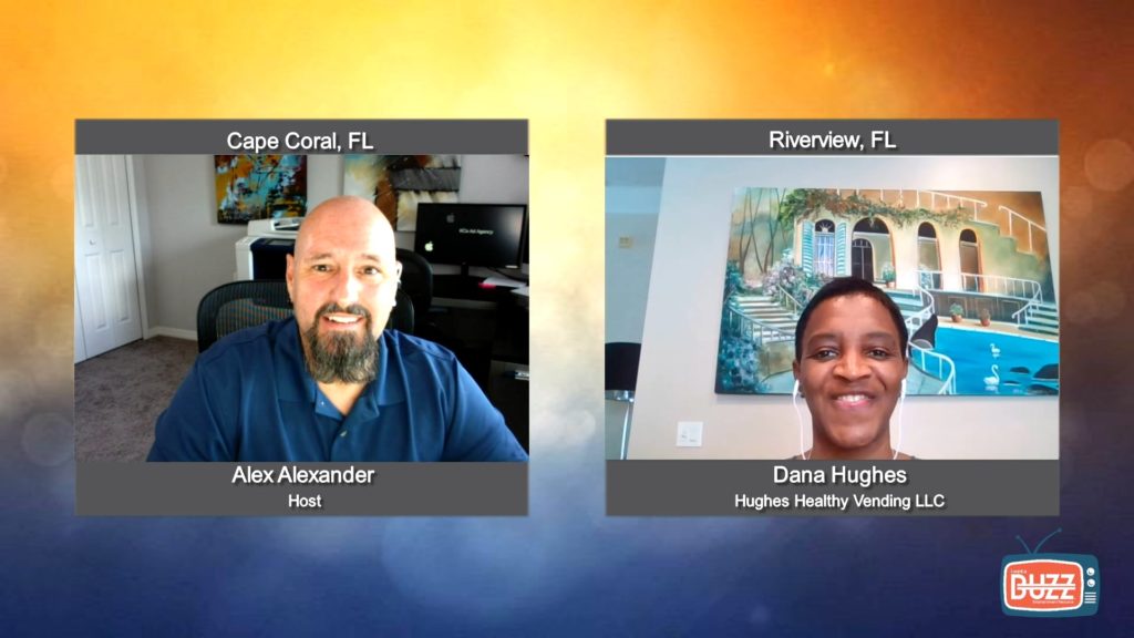 “Buzz On Veterans” with Dana Hughes from Hughes Healthy Vending LLC