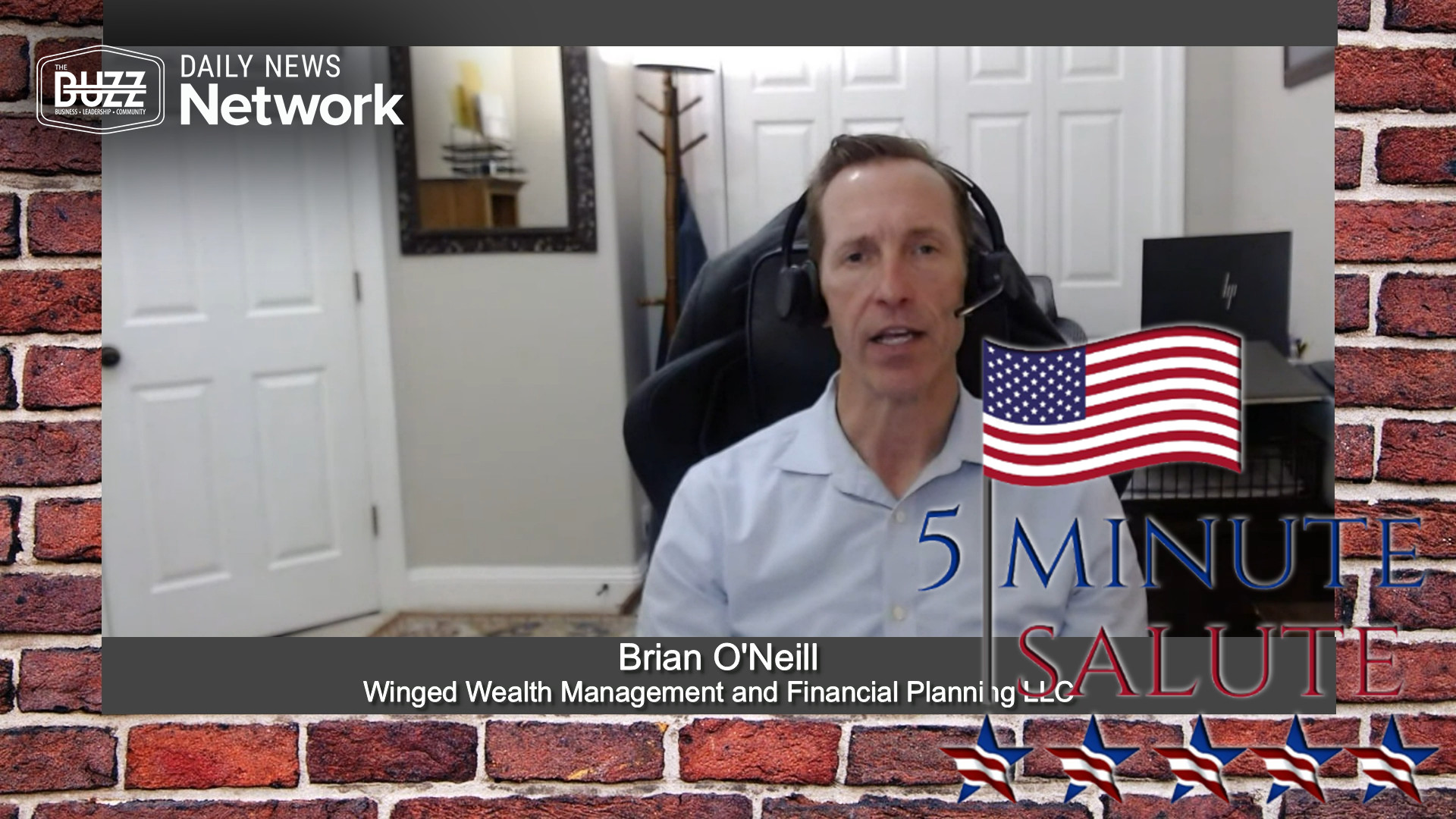 “5 Minute Salute” with Brian O’Neil of Winged Wealth Management and Financial Planning LLC