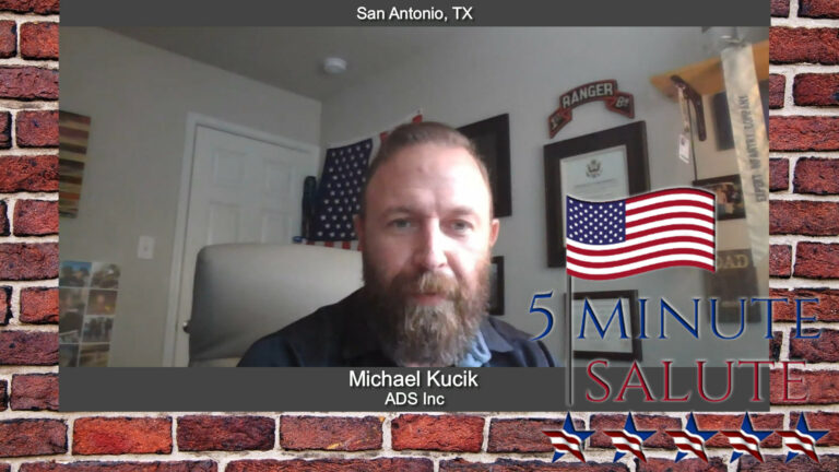 “5 Minute Salute” with Michael Kucik of ADS Inc