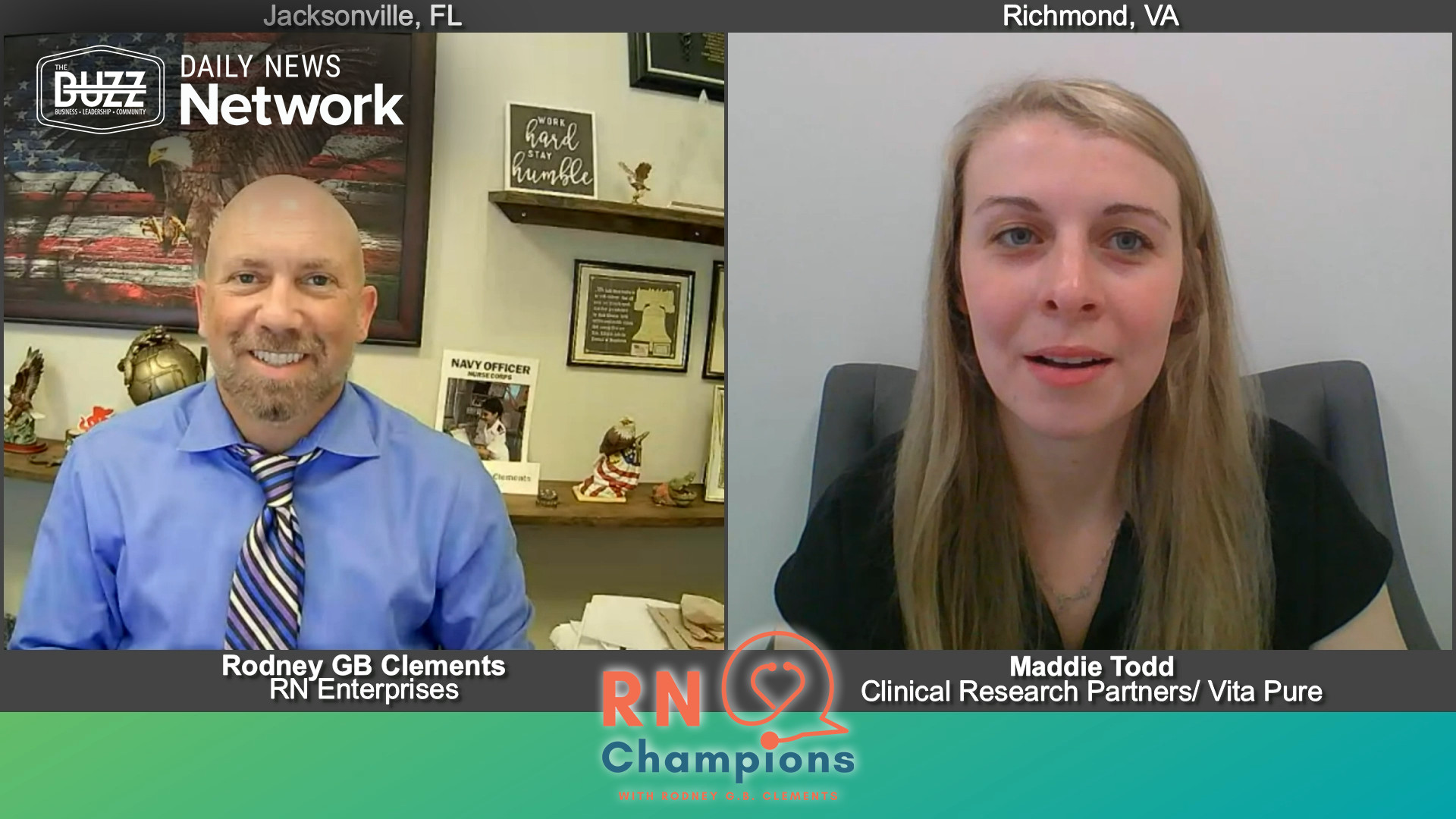 “RN Champions” with Maddie Todd of Clinical Research Partners and Vita Pure